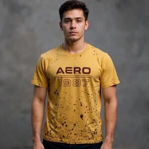 Aeropostale Paint Splatter Tee